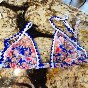 Two piece print swimsuit